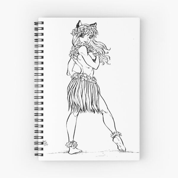 Item preview, hula katgirl designed and sold by Dogsupreme.