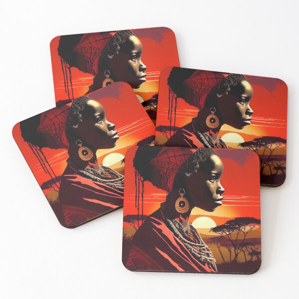 Item preview, A Serene Masai Beauty in the Heart of Nature designed and sold by digitalbrosse.