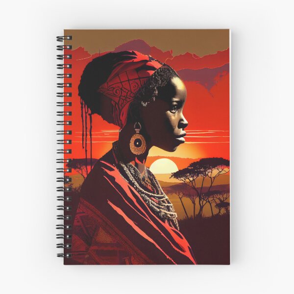 Item preview, A Serene Masai Beauty in the Heart of Nature designed and sold by digitalbrosse.