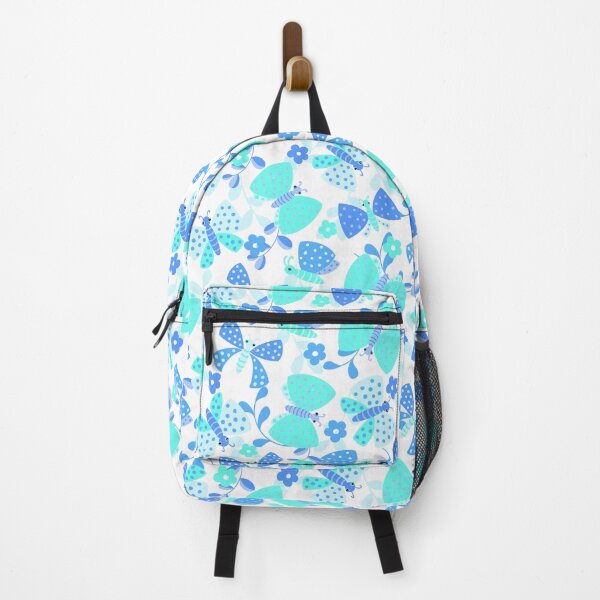 Item preview, Cute monarch butterfly pattern with Mint and blue palate designed and sold by Kaushlydraw.