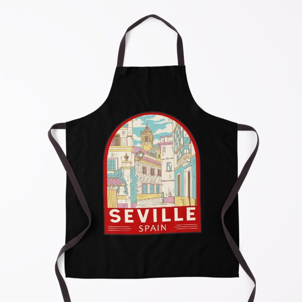 Item preview, Seville Spain Travel Retro Emblem designed and sold by KrisSidDesigns.