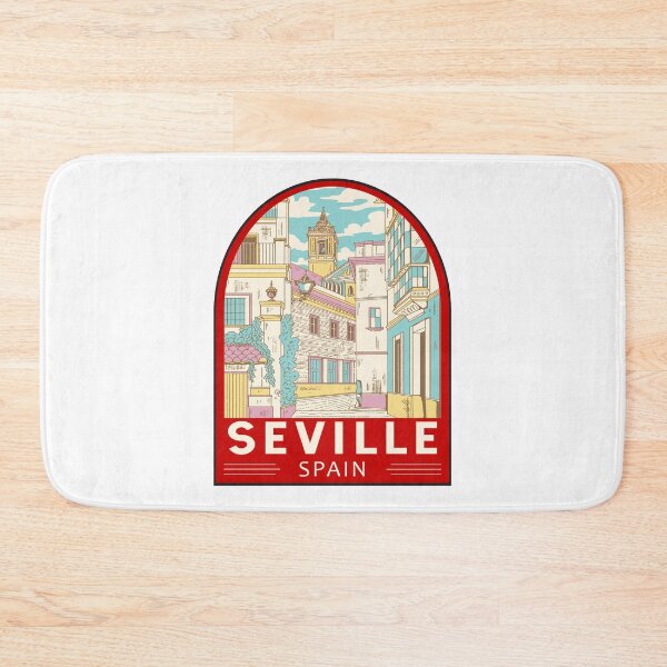 Item preview, Seville Spain Travel Retro Emblem designed and sold by KrisSidDesigns.