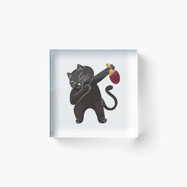 Item preview, Dabbing table tennis cat designed and sold by DerSenat.