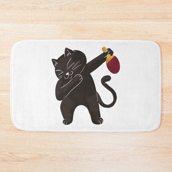 Item preview, Dabbing table tennis cat designed and sold by DerSenat.