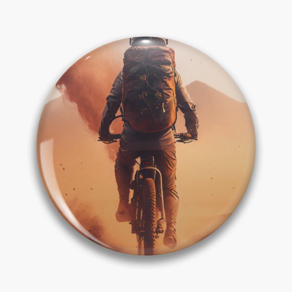 Item preview, Bike Packing Desert Mars Explore Dooms Day Essential T-Shirt  designed and sold by BIKE PACKING.