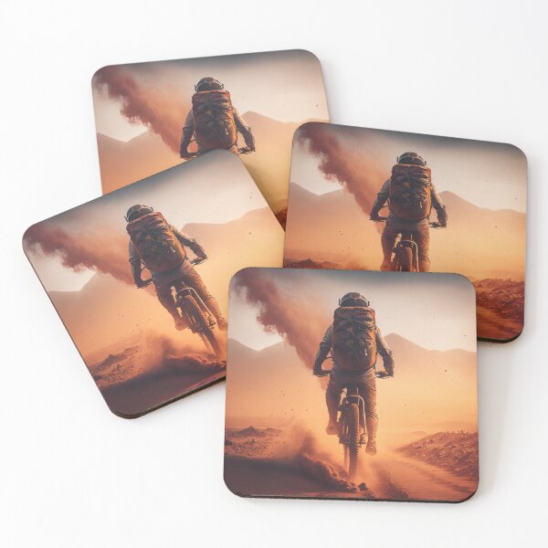 Item preview, Bike Packing Desert Mars Explore Dooms Day Essential T-Shirt  designed and sold by BIKE PACKING.