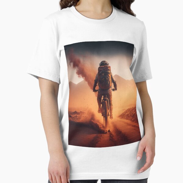 Item preview, Bike Packing Desert Mars Explore Dooms Day Essential T-Shirt  designed and sold by BIKE PACKING.