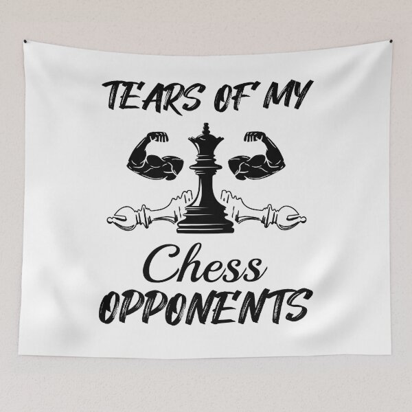 Item preview, tears of my chess opponents strong queen and falling bishop designed and sold by TeePerfect ⭐⭐⭐⭐⭐.