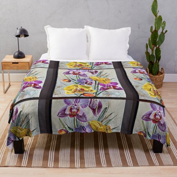 Item preview, Orchids on canvas designed and sold by bogfl.