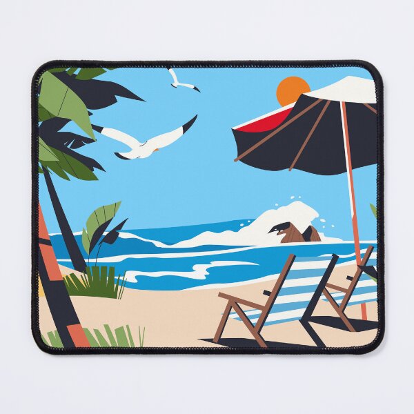 Item preview, Tropical Beach designed and sold by Vector Scout Lab.