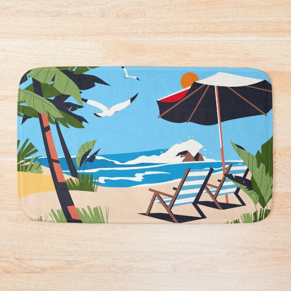 Item preview, Tropical Beach designed and sold by Vector Scout Lab.