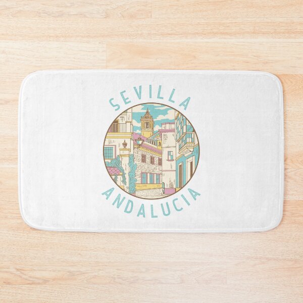 Item preview, Sevilla Spain Distressed Circle designed and sold by KrisSidDesigns.