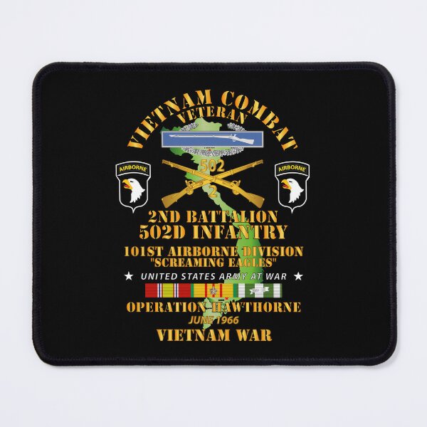 Item preview, Army - 2nd Bn 502nd Infantry - 101st ABN - Operation Hawthorne w VN SVC designed and sold by Military Insignia Products.