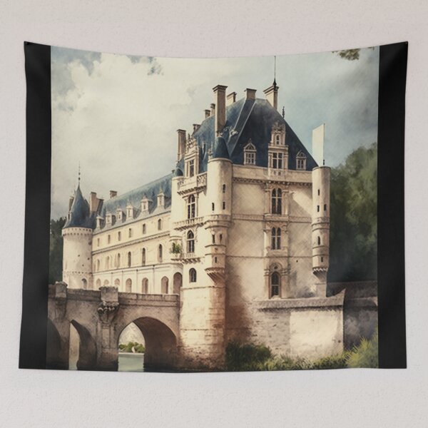 Item preview, French castles - Chenonceau Castle designed and sold by AB9-Designs.