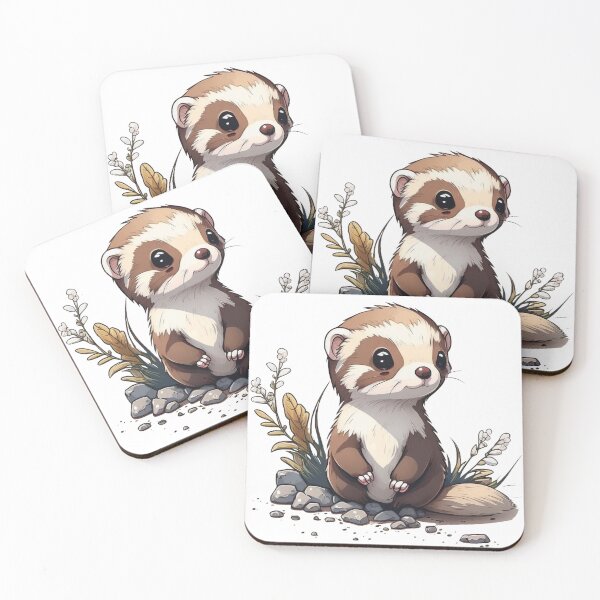 Item preview, Cute Ferret Cartoon designed and sold by JackCurtis1991.
