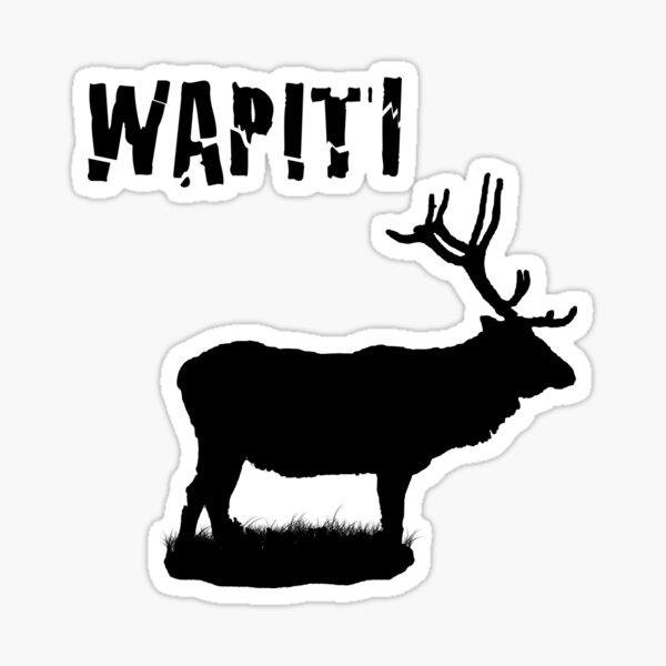 Wapiti - Elk Sticker