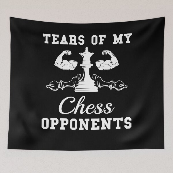 Item preview, tears of my chess opponents strong queen and falling bishop designed and sold by TeePerfect ⭐⭐⭐⭐⭐.