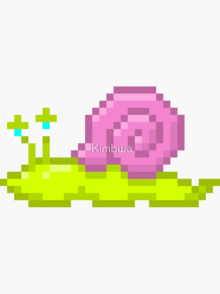 Thumbnail 3 of 3, Sticker, Jojo the snail designed and sold by Kimbwa.