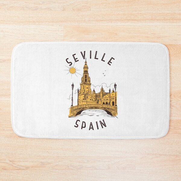 Item preview, Seville Spain Plaza de España Distressed Circle designed and sold by KrisSidDesigns.