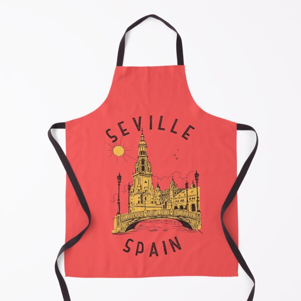 Item preview, Seville Spain Plaza de España Distressed Circle designed and sold by KrisSidDesigns.