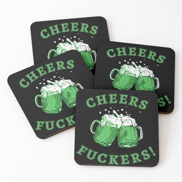 Item preview, Cheers Fuckers Saint Patrick's Day designed and sold by KaizenGraphics.
