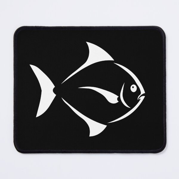Item preview, white piranah fish designed and sold by andrew JOHNSEN.