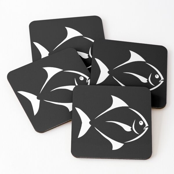 Item preview, white piranah fish designed and sold by andrew JOHNSEN.