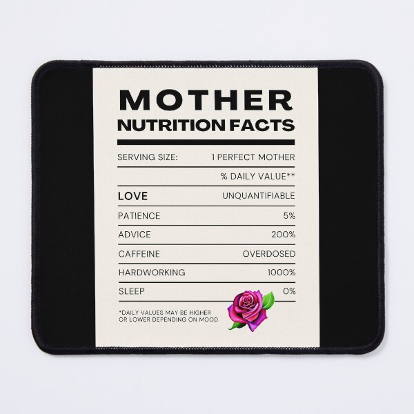 Item preview, Mother Nutrition Facts designed and sold by unitydesigneu.