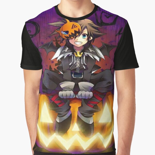 Kingdom hearts Sora Graphic T-Shirt for Sale by skydesigns