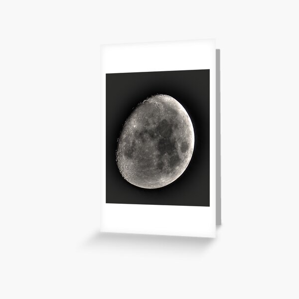 moon in HDR Greeting Card