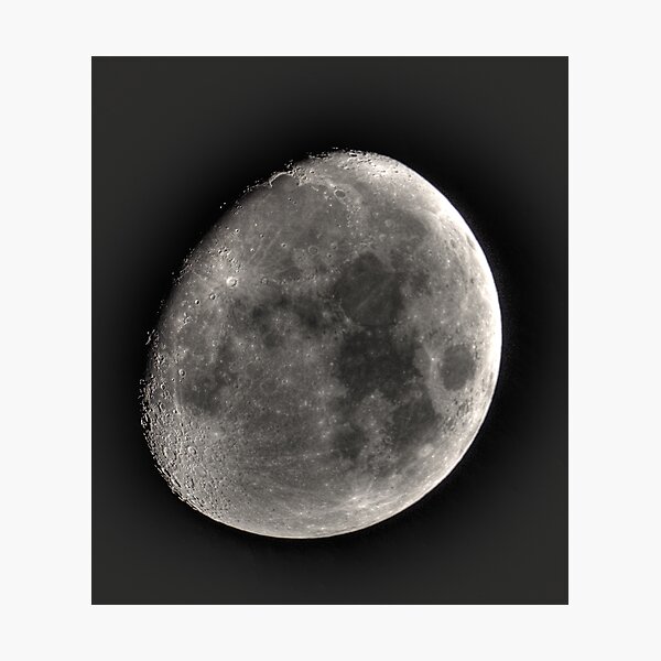 moon in HDR Photographic Print