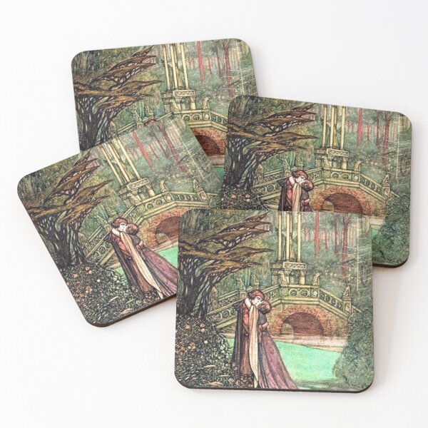 Item preview, Vintage Illustration Maurice Lalau "the Romance of Tristan and Iseult" designed and sold by Deannaboh.