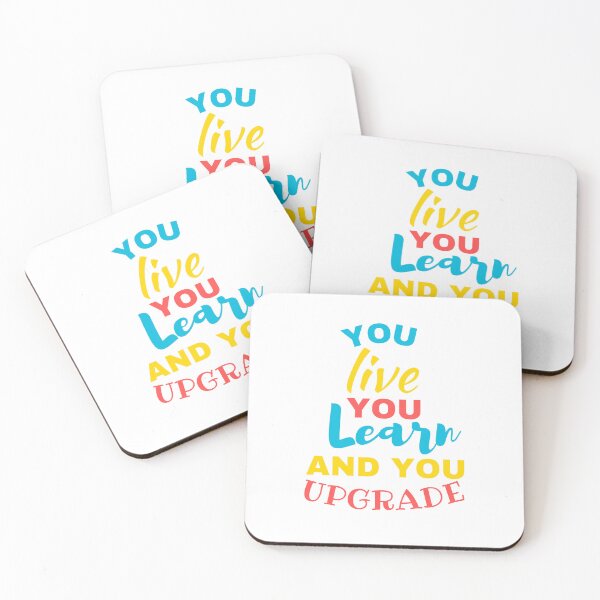 Item preview, You Live You Learn You Upgrade designed and sold by Raafat.art.