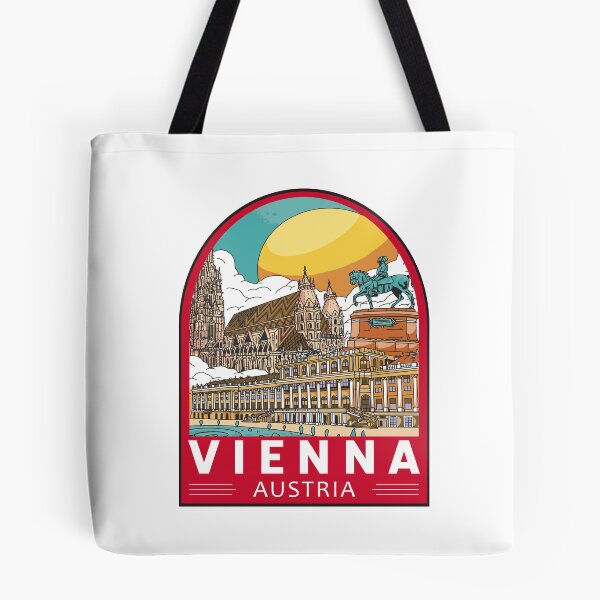 Item preview, Vienna Austria Travel Retro Emblem designed and sold by KrisSidDesigns.