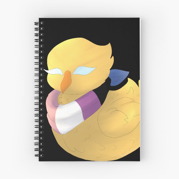 Item preview, Pride duck genderfluid designed and sold by SilverDracone.