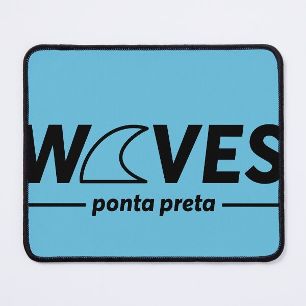 Item preview, LOGO WAVES PONTA PRETA designed and sold by boleteshop.