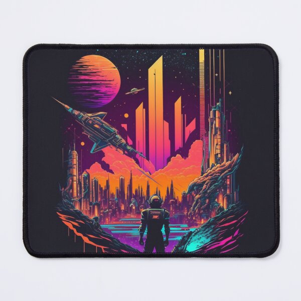 Item preview, cyberpunk space exploration illustration designed and sold by farizhilmi.