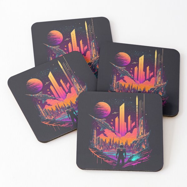 Item preview, cyberpunk space exploration illustration  designed and sold by farizhilmi.