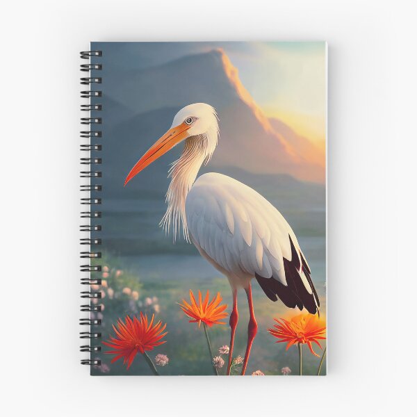 Item preview, Beautiful Stork Bird Design - Bird and Nature Lover Fun designed and sold by madtoyman.