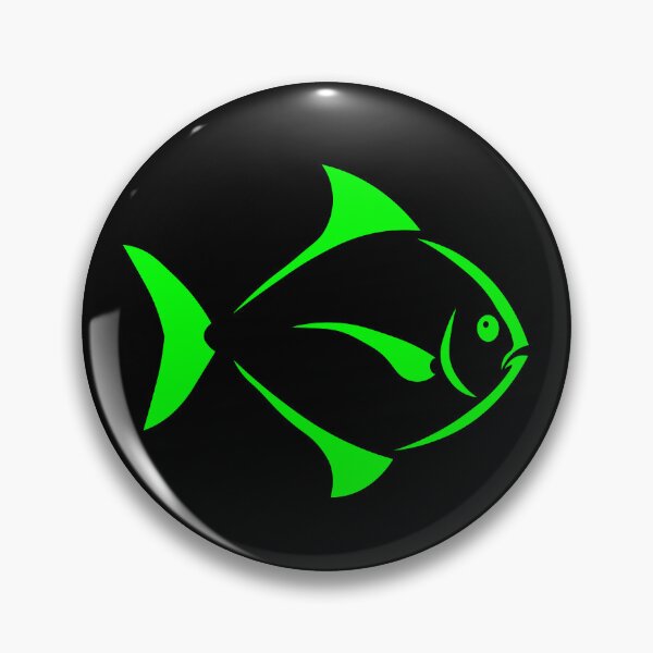 Item preview, green piranah fish designed and sold by andrew JOHNSEN.