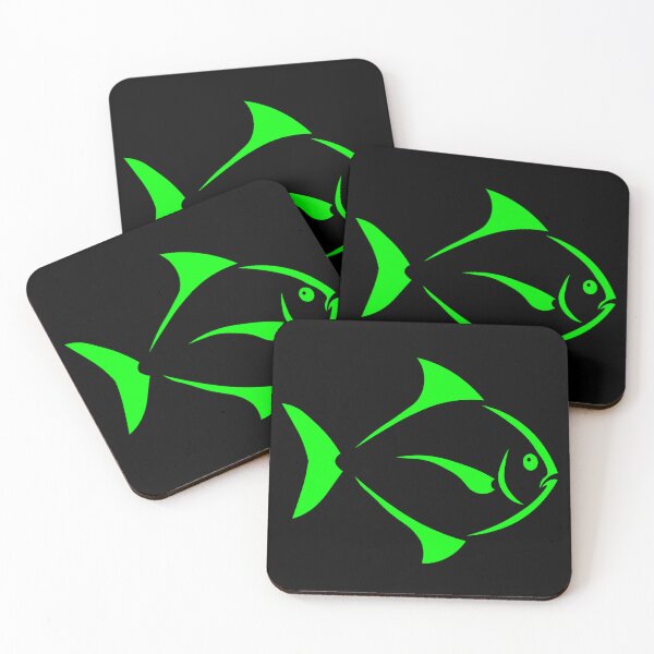Item preview, green piranah fish designed and sold by andrew JOHNSEN.