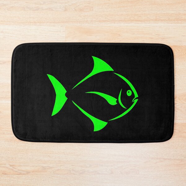 Item preview, green piranah fish designed and sold by andrew JOHNSEN.