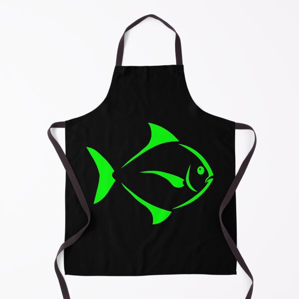 Item preview, green piranah fish designed and sold by andrew JOHNSEN.