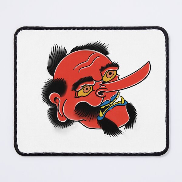 Item preview, Traditional Tengu mask designed and sold by Kevin Van Dongen.