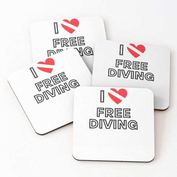 Item preview, I LOVE Free Diving - Flag designed and sold by Nostraw.