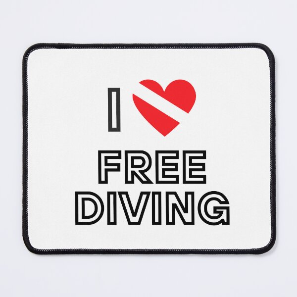 Item preview, I LOVE Free Diving - Flag designed and sold by Nostraw.