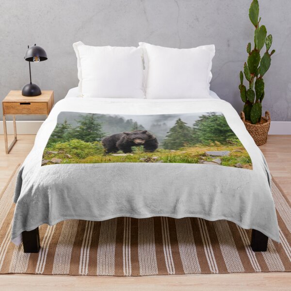 Item preview, Bear in the wilderness grizzly bear bear spray brown bear designed and sold by Streetsigns1957.