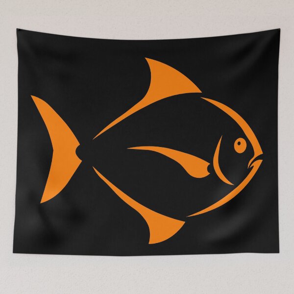 Item preview, orange piranah fish designed and sold by andrew JOHNSEN.