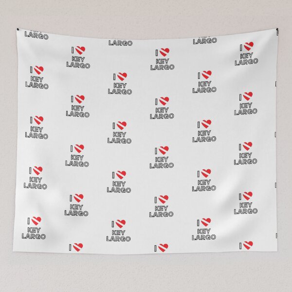 Item preview, I LOVE Key Laro Scuba Flag designed and sold by Nostraw.