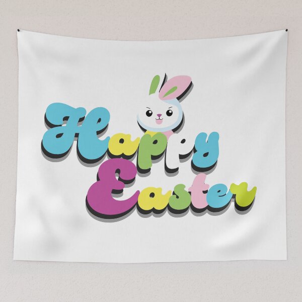Item preview, Happy Easter Cute Bunny designed and sold by WalldeMar.